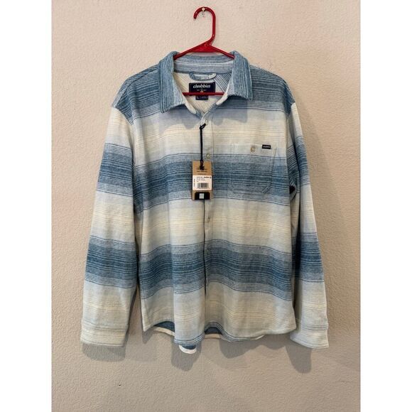 Chubbies The Crisp Morning Flannel Overshirt Size Large NWT - Picture 1 of 7